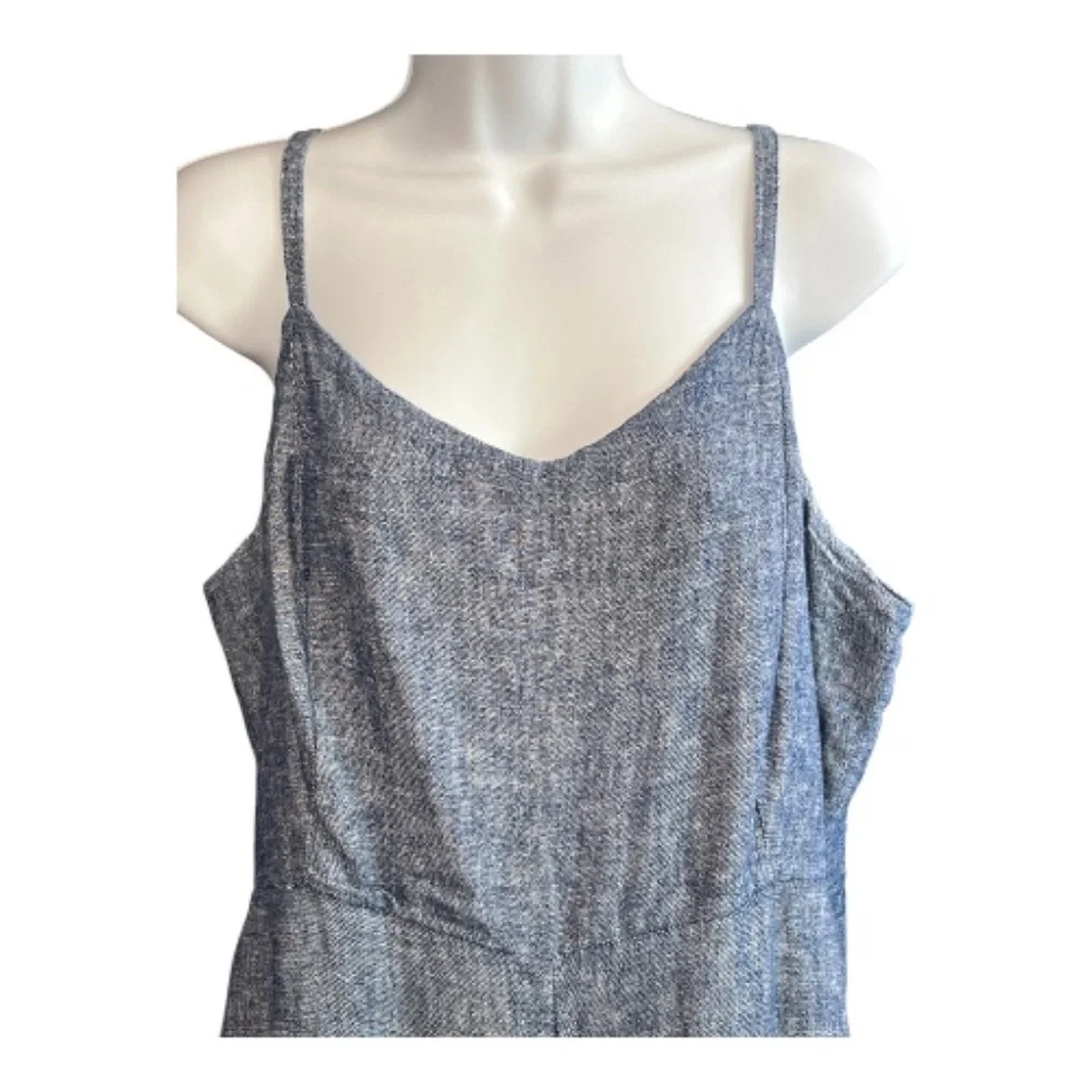 🆕 NWOT Old Navy chambray cami jumpsuit – size XL - Picture 2 of 9